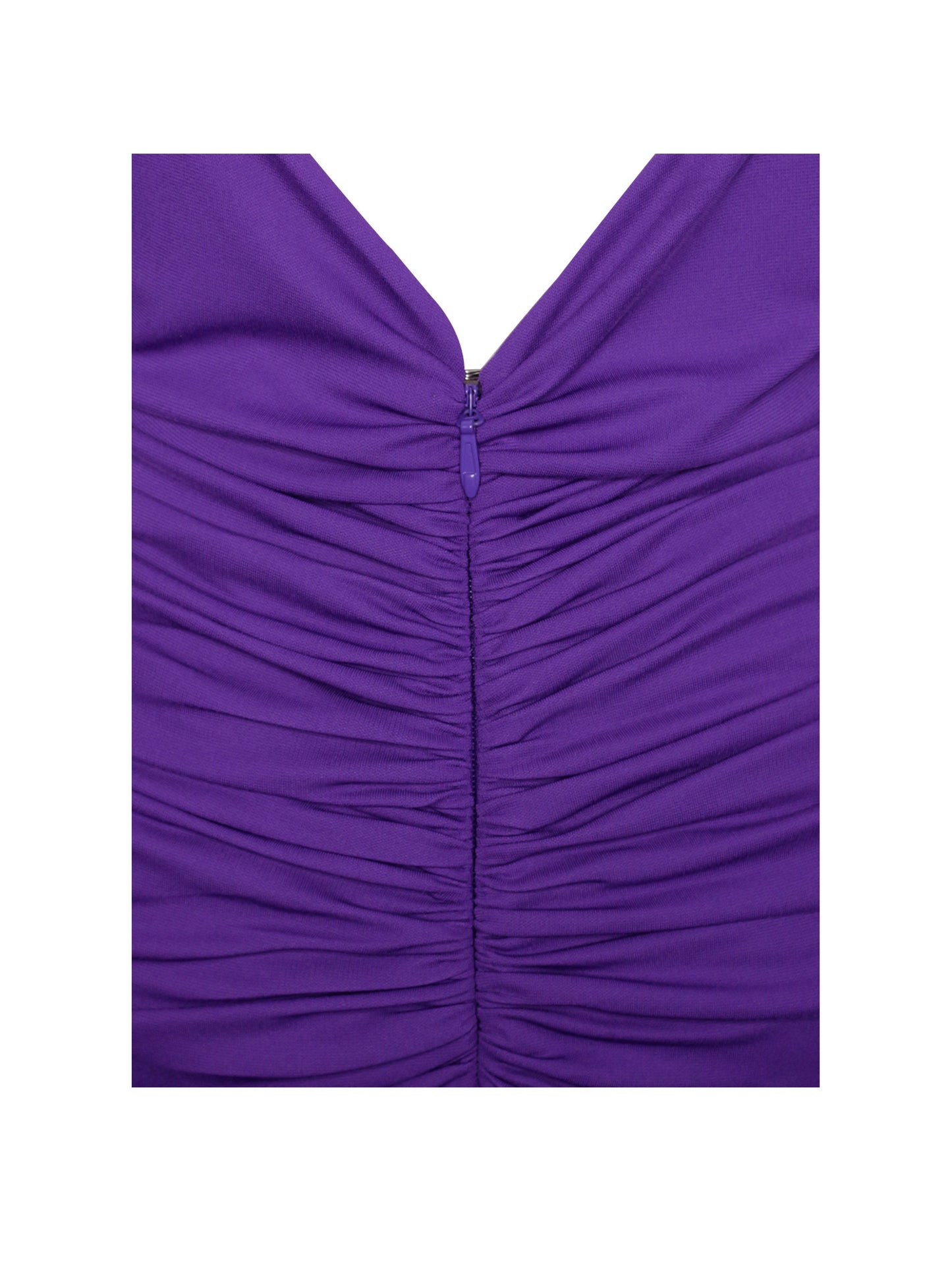 Glen Purple Strappy Deep V Backless Maxi Dress