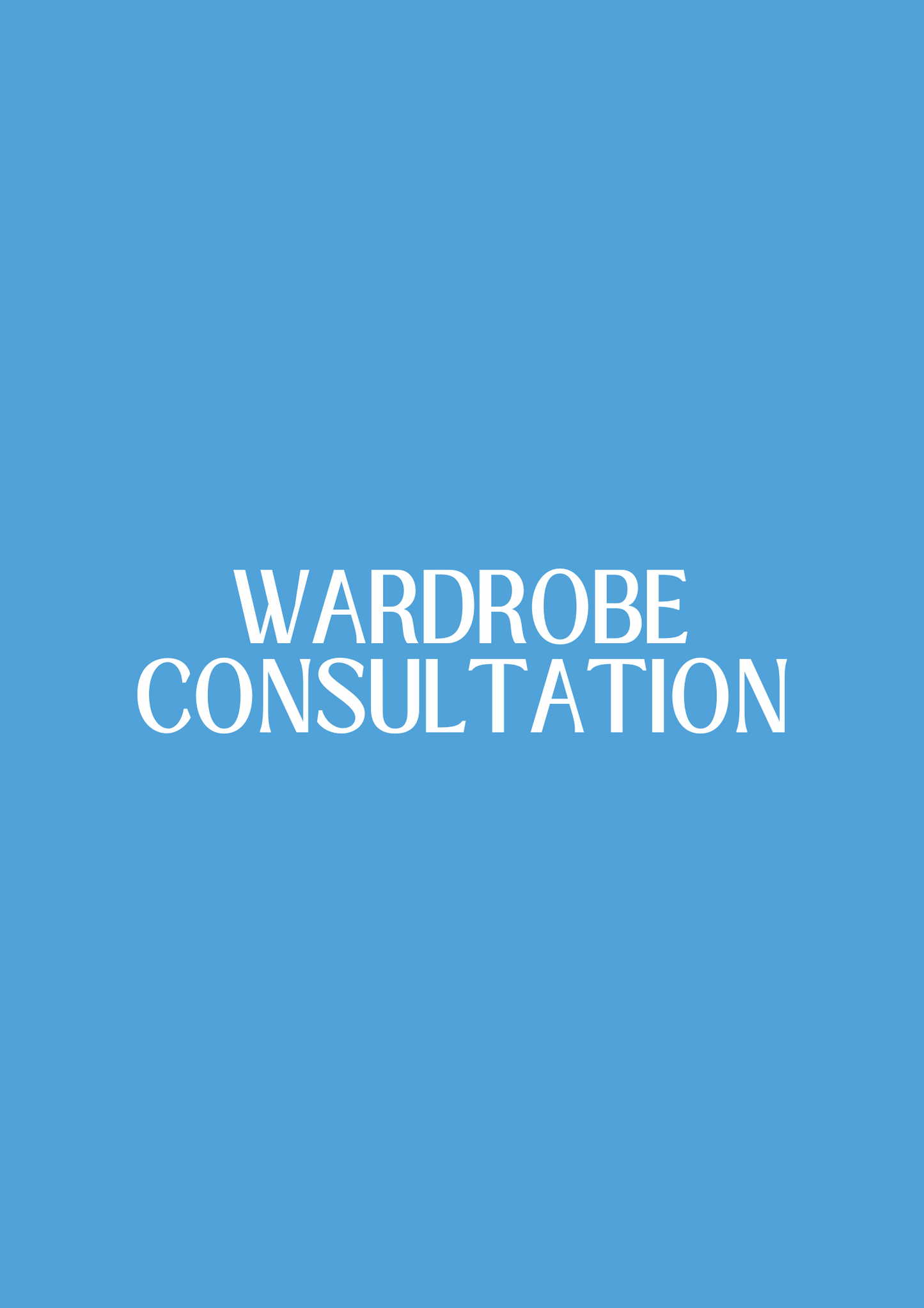 Wardrobe Consultation