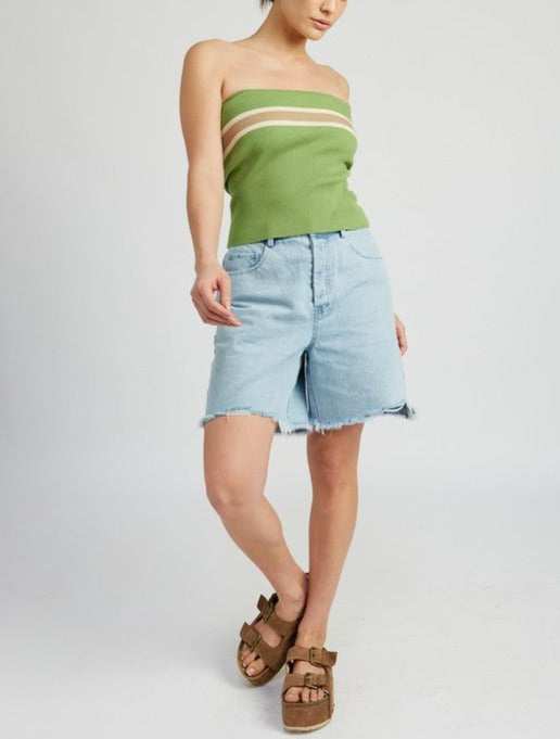 Sol Striped Tube Top