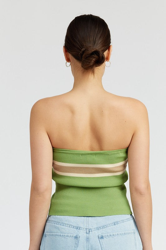 Sol Striped Tube Top