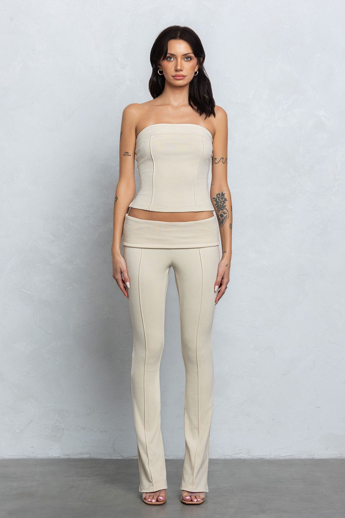 Jersey Tube Top & Pants Set