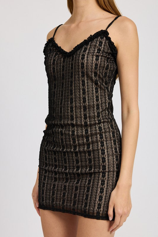 Paula Lace Mini Dress