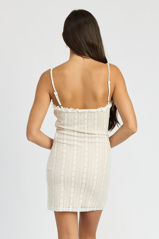 Paula Lace Mini Dress