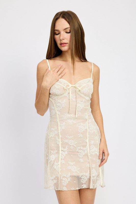 Lucy Lace Mini Dress