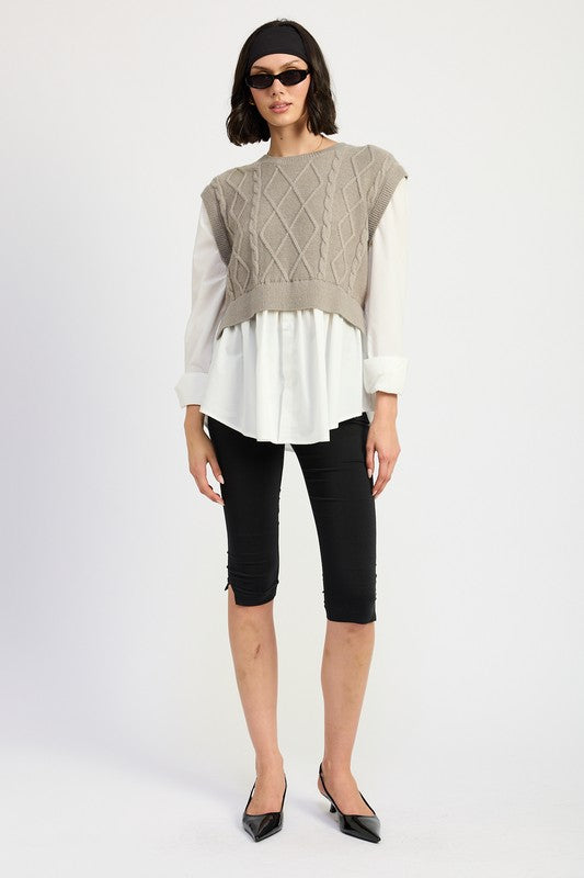 June Sweater Vest Top