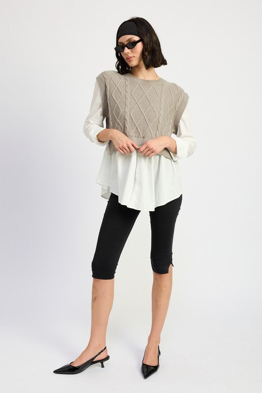 June Sweater Vest Top