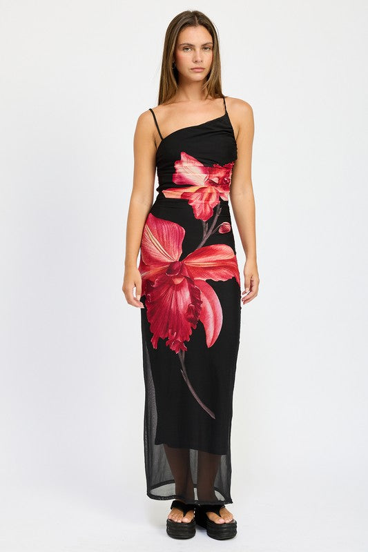 Zia Ruched Maxi Dress