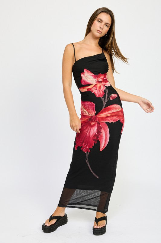 Zia Ruched Maxi Dress