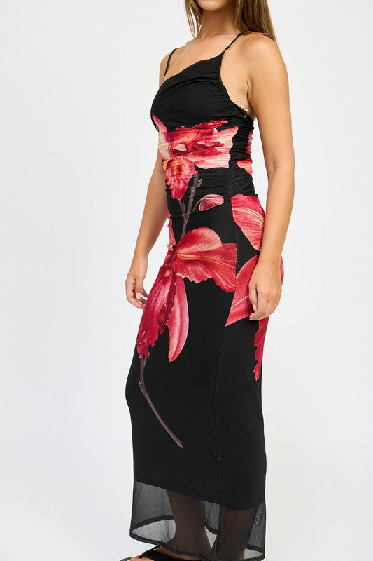 Zia Ruched Maxi Dress