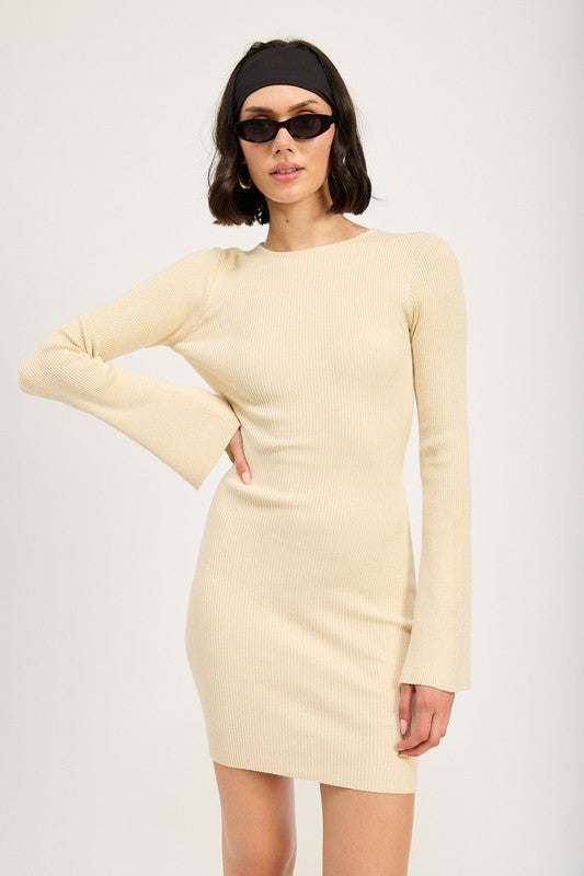 Emmy Long Sleeve Mini Dress