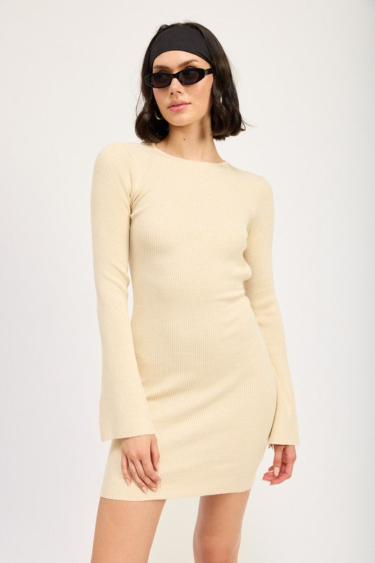 Emmy Long Sleeve Mini Dress