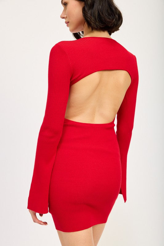 Emmy Long Sleeve Mini Dress