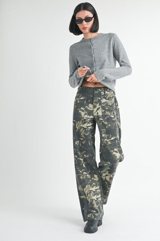 Straight Leg Pants with Pockets