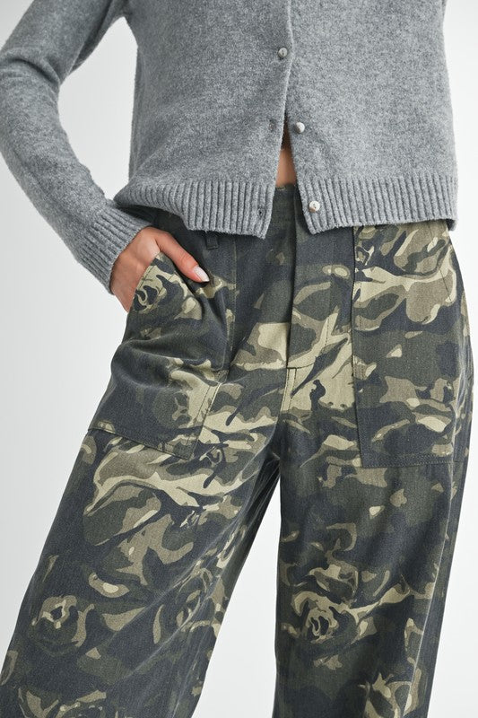 Straight Leg Pants with Pockets