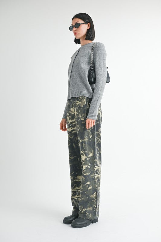 Straight Leg Pants with Pockets