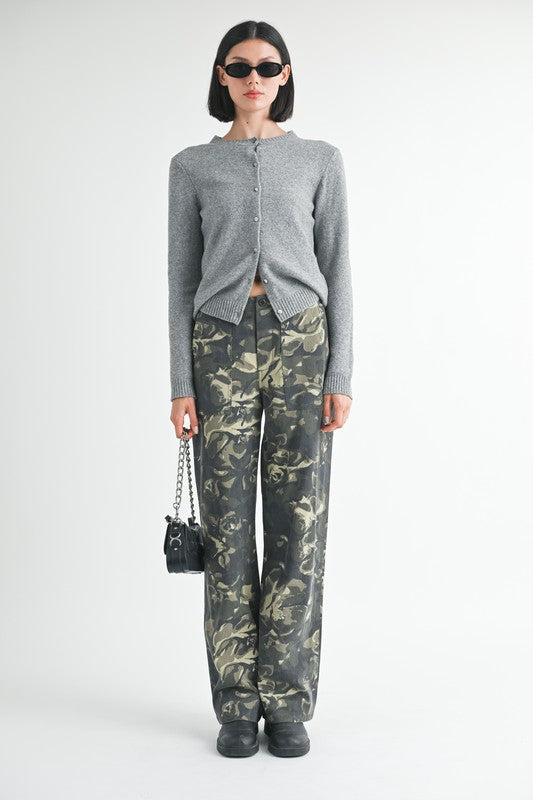 Straight Leg Pants with Pockets