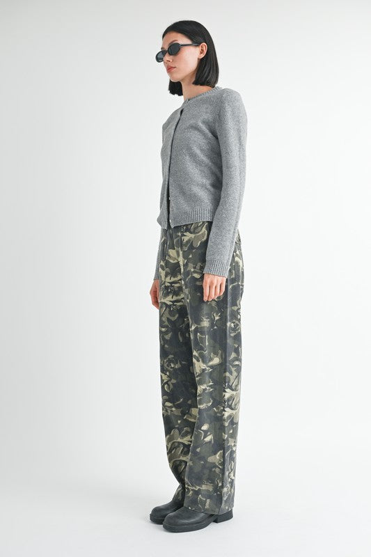 Straight Leg Pants with Pockets