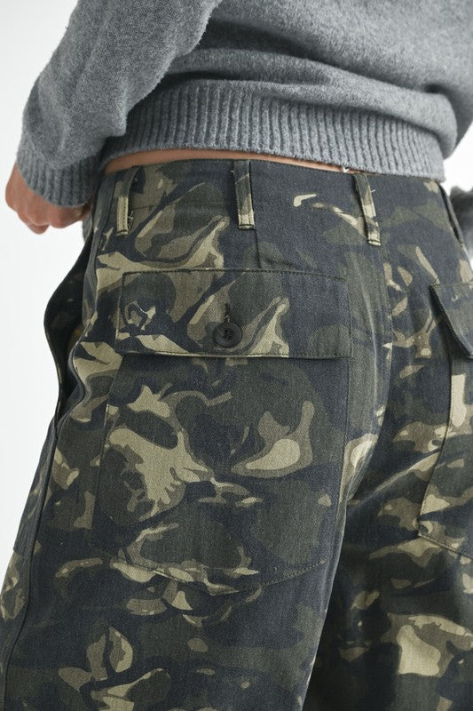 Straight Leg Pants with Pockets