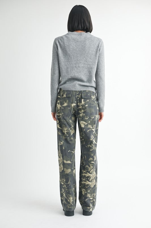Straight Leg Pants with Pockets