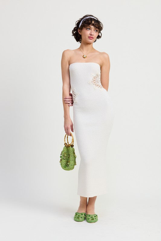 tube bodycon midi dress Windsor So Loved Tube Bodycon Midi Dress