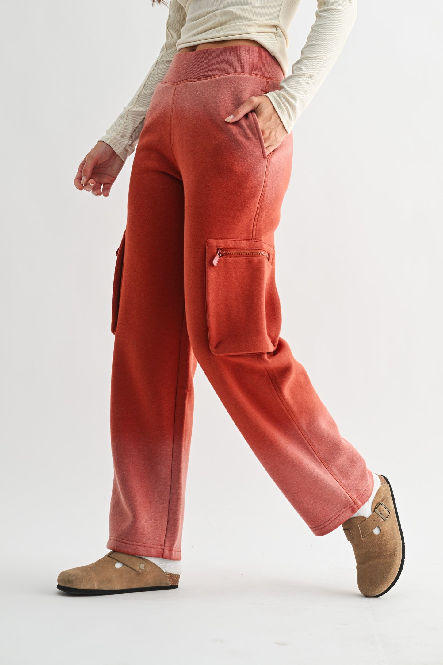 Driftdye Cargo Fleece Lounge Pants