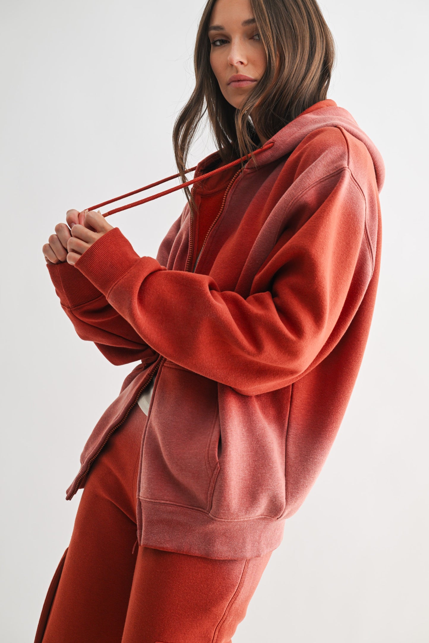 Driftdye Zip Up Hoodie