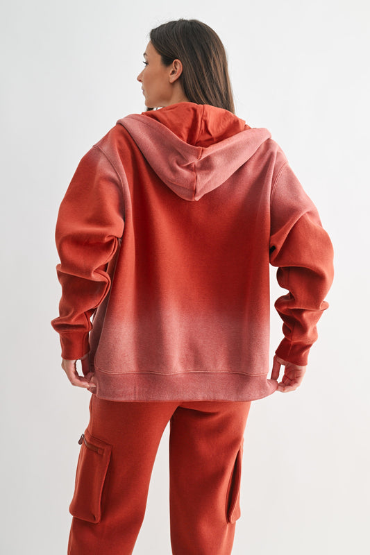 Driftdye Zip Up Hoodie