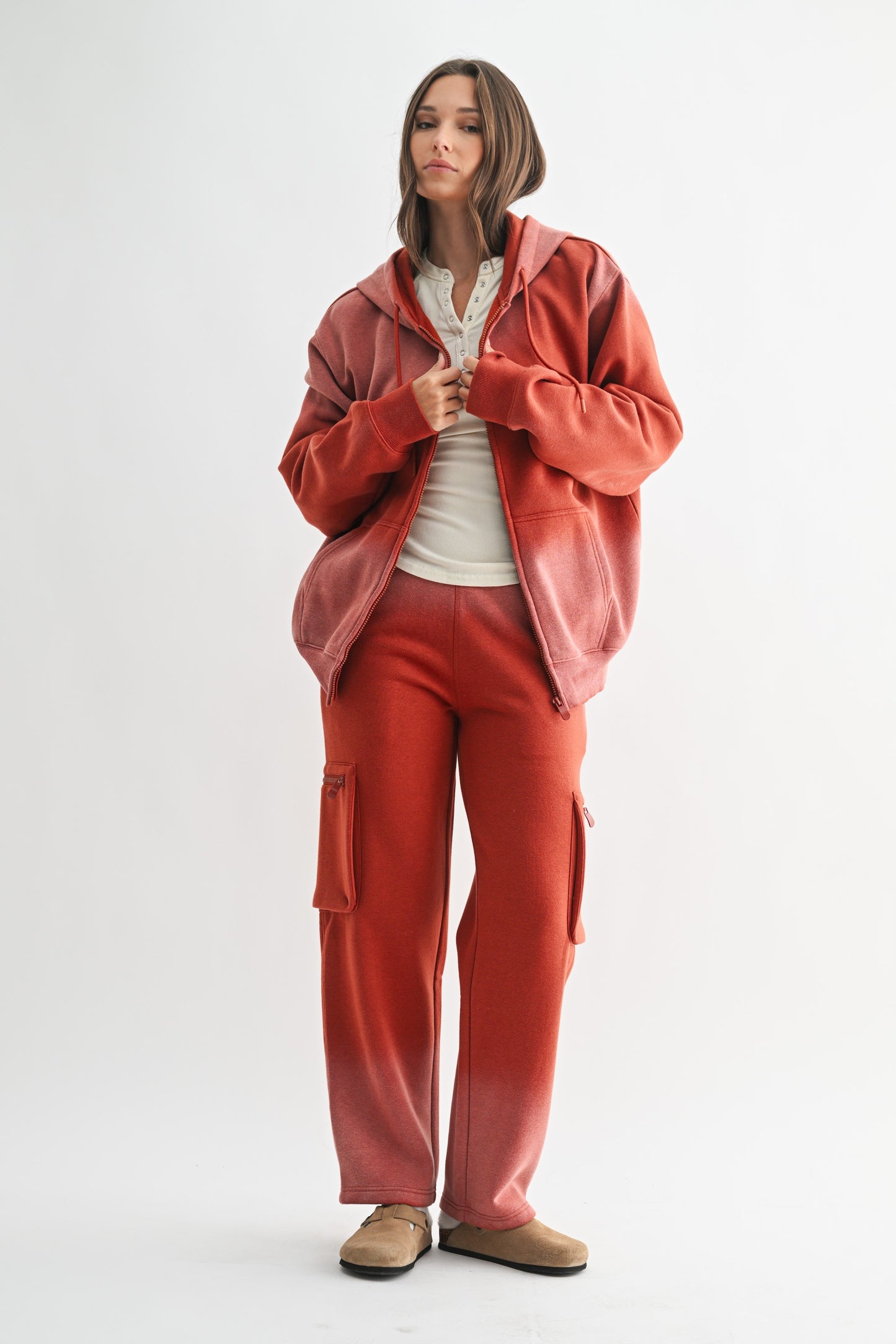 Driftdye Zip Up Hoodie