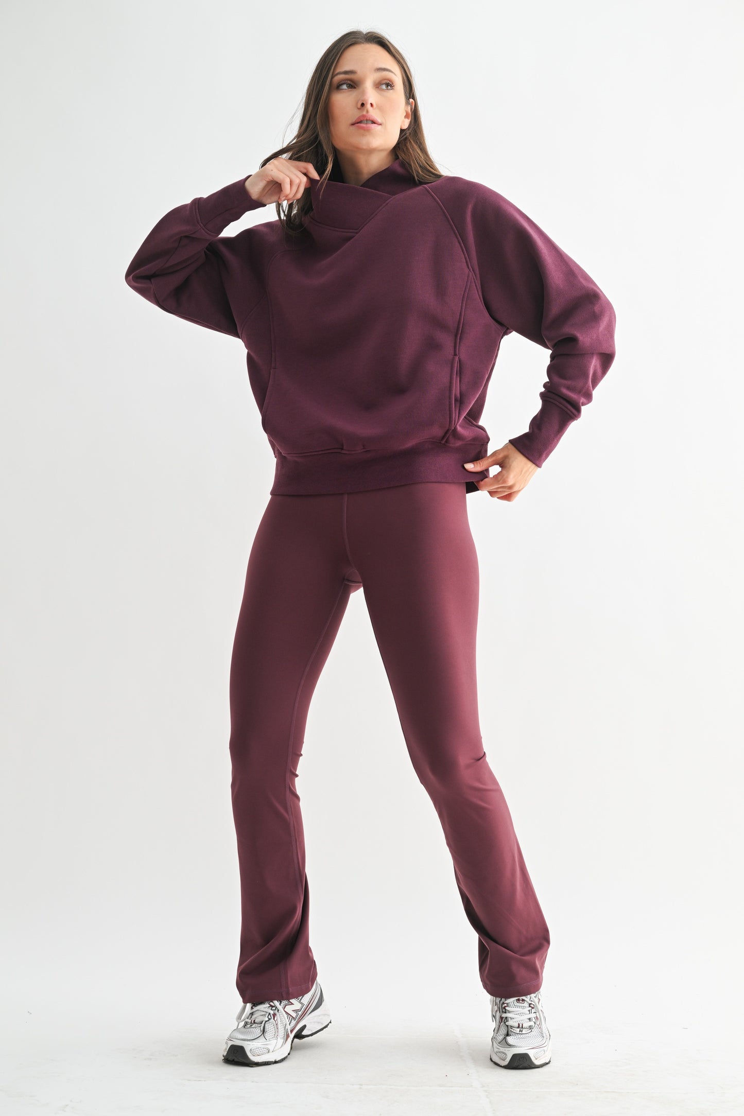 Hearthline Fleece Mock Neck Sweater