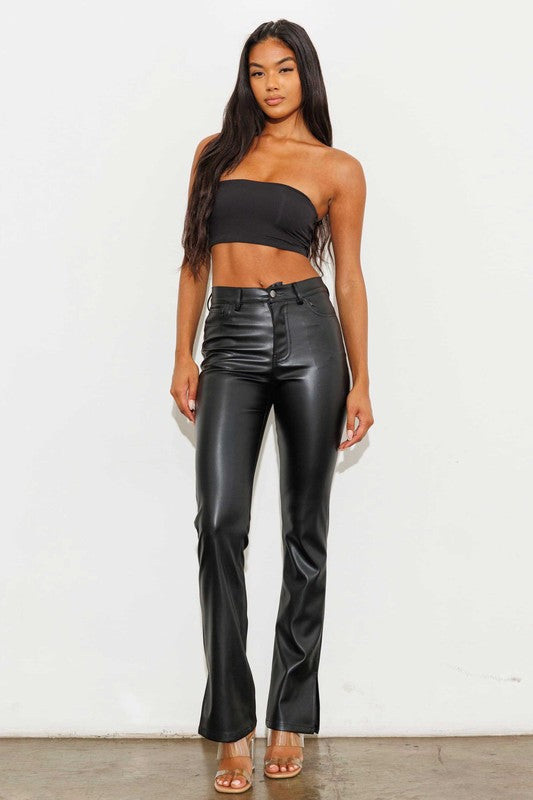 Amber Vegan Leather Pants