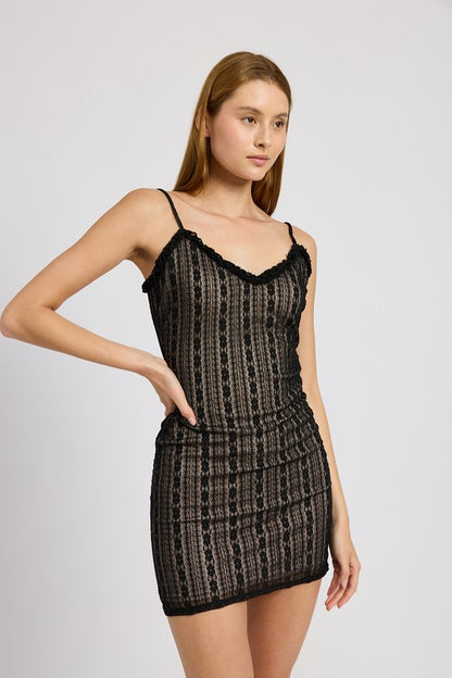 Paula Lace Mini Dress