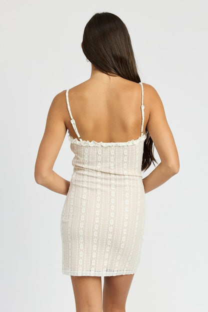 Paula Lace Mini Dress