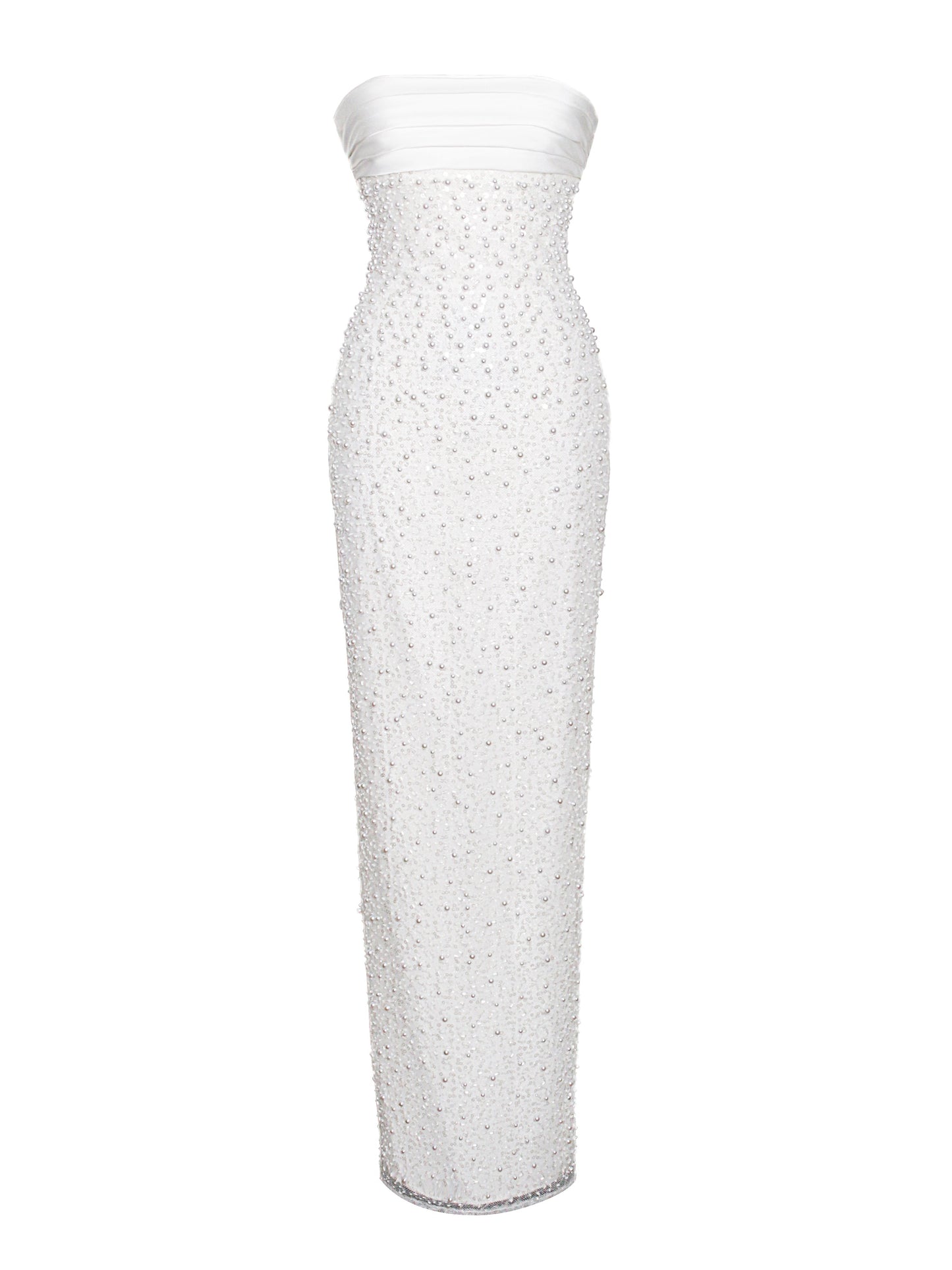 Lainey Sequin Pearls Beaded Maxi Dress