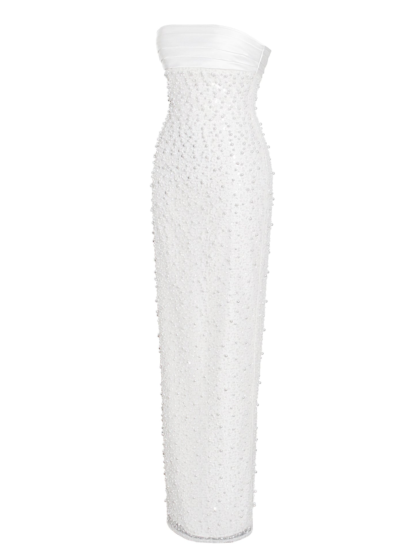 Lainey Sequin Pearls Beaded Maxi Dress