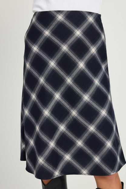 Courtney Bias A-Line Midi Skirt