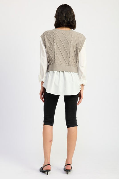 June Sweater Vest Top