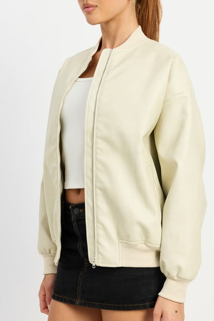 Aspen Leather Bomber Jacket Success