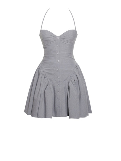 Melody Pinstripe Waist Mini Dress