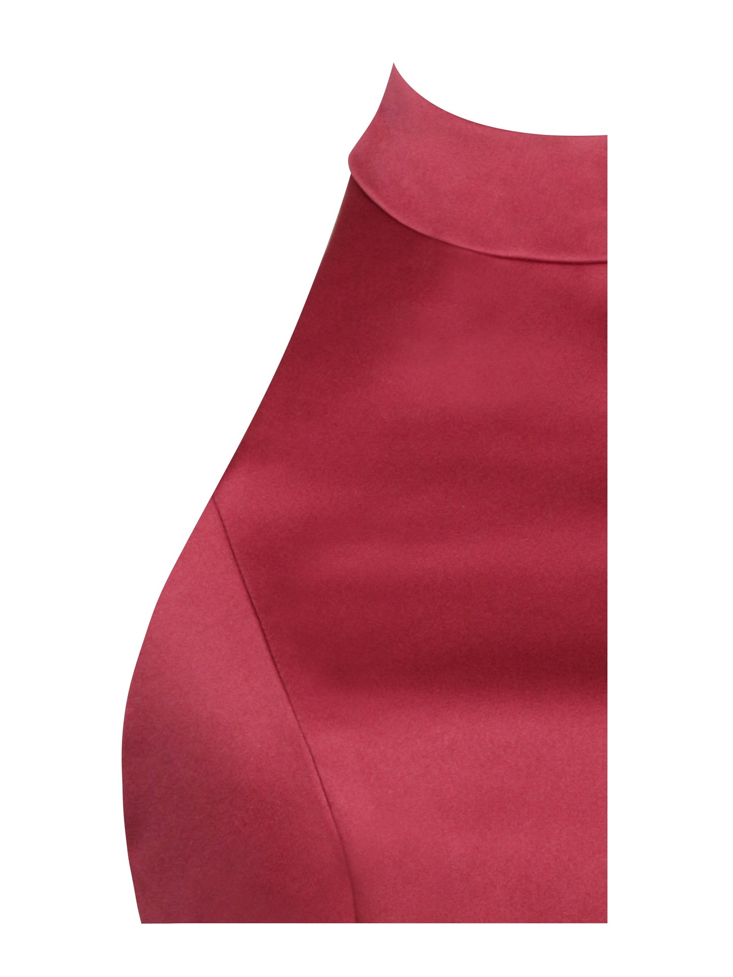Naima Red Halter Mini Pencil Dress