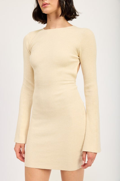 Emmy Long Sleeve Mini Dress