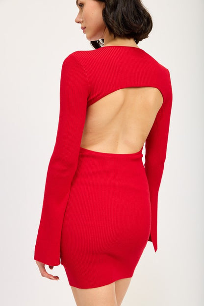 Emmy Long Sleeve Mini Dress