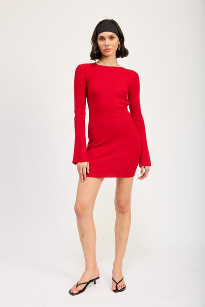 Emmy Long Sleeve Mini Dress