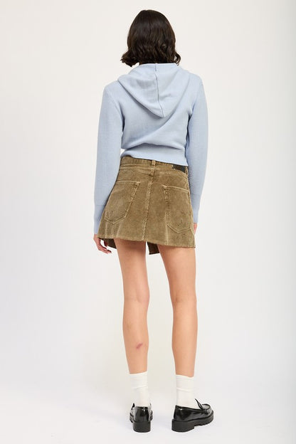 Lily Cropped Hoodie Zip Up