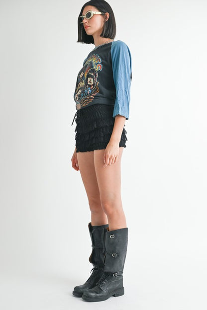 Ruffled Shorts