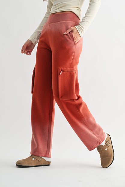 Driftdye Cargo Fleece Lounge Pants