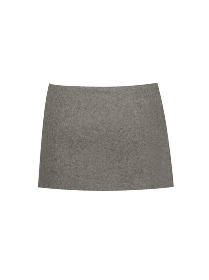 Osira Taupe Low-waisted Micro Skort