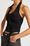 Lily Ruffled Halter Top