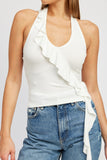 Lily Ruffled Halter Top