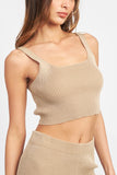 Natalie Cropped Sleeveless Top