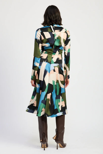 Clara Long Sleeve Shirt Dress
